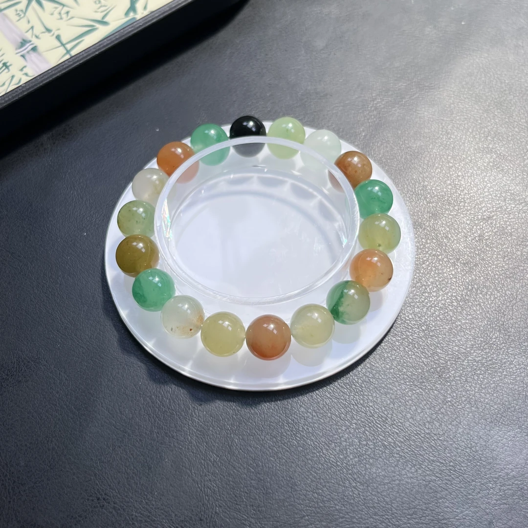 【九九珠宝】非洲翠多宝手串 规格：10+