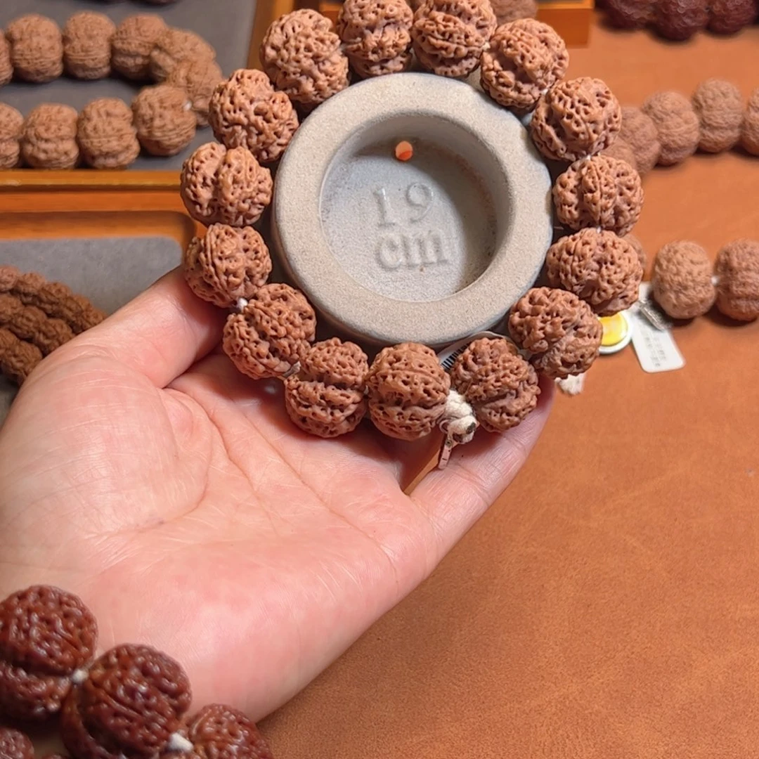 手串金刚菩提21帝王玉梁梅花大金刚菩提手串