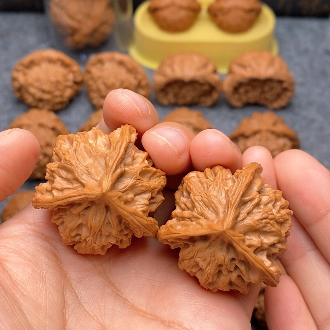 文玩核桃把件三棱38全品