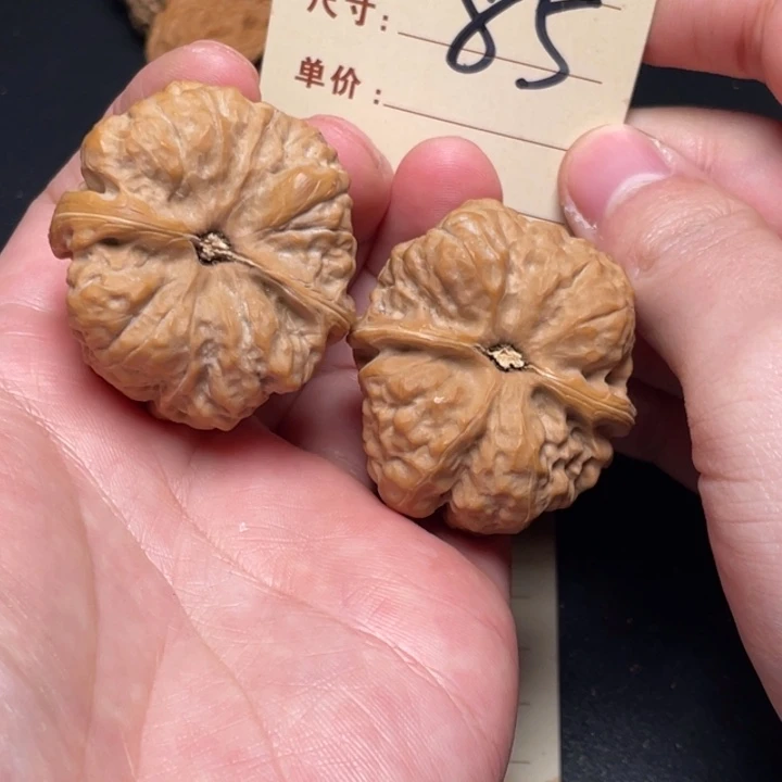 文玩核桃把件三角蛙40尺打底发85