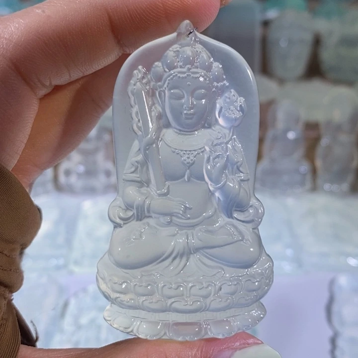 岫玉未镶嵌吊坠吊坠