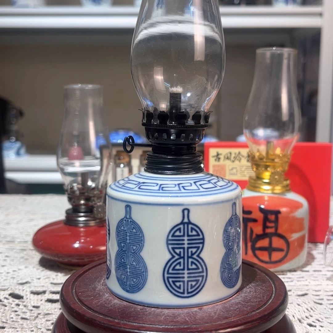 摆件景德镇陶瓷香薰灯