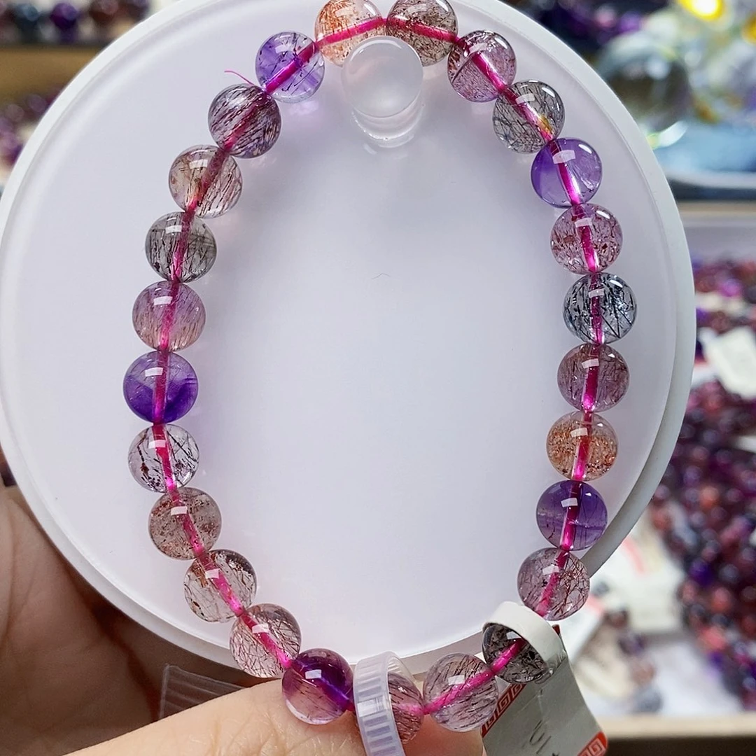 未镶嵌手链水晶7.8超七C7015