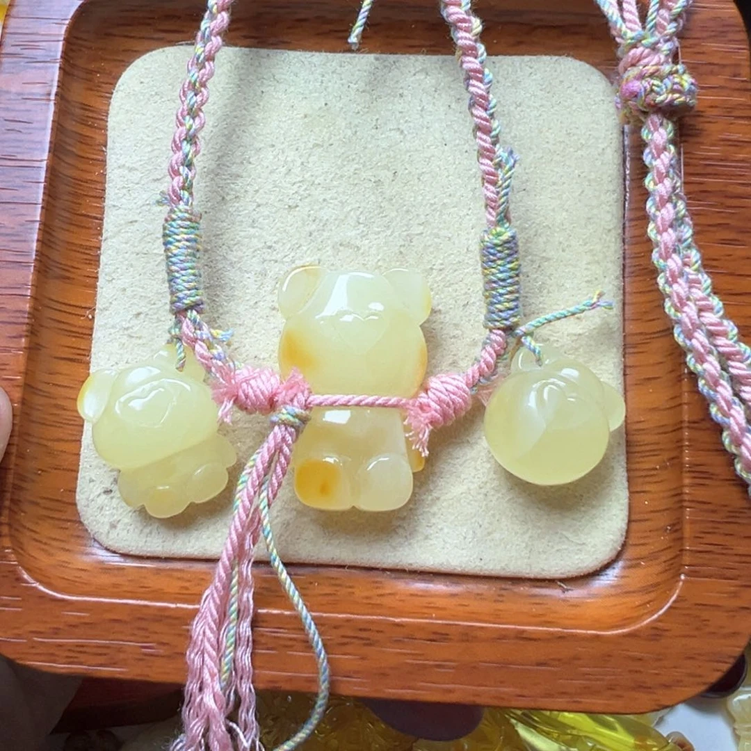 琥珀吊坠(不含链)未镶嵌