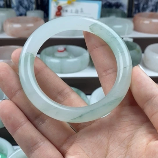 石英质玉（金丝玉）未镶嵌手镯