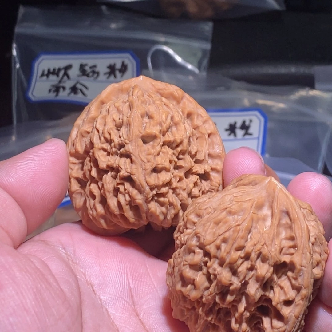 蓝***海吊坠文玩核桃45全品南疆