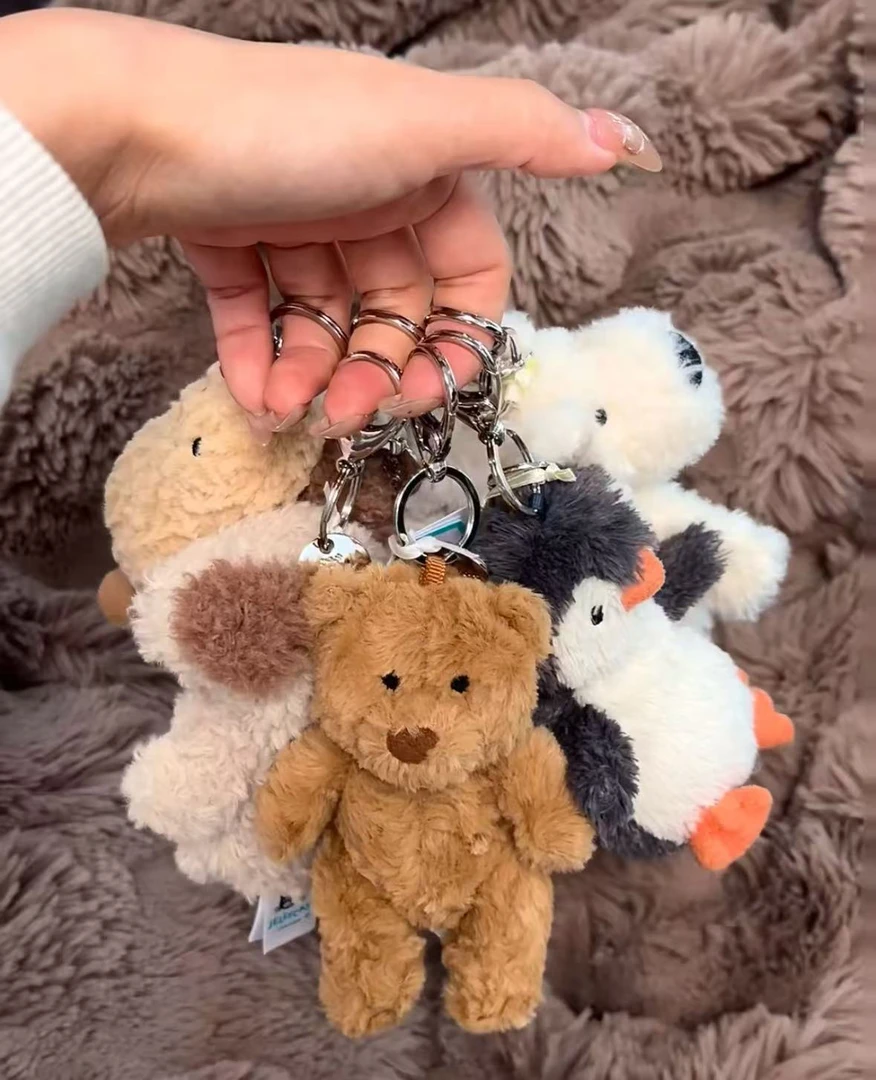 3.0时尚毛绒玩偶钥匙扣摆件闺蜜礼物