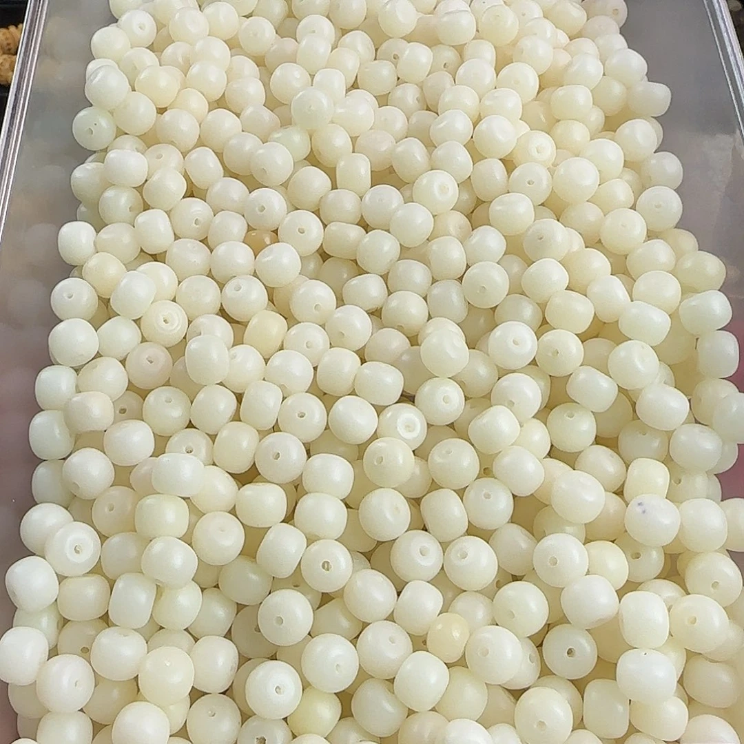 手串菩提根/象牙果卡10白月光桶1000颗