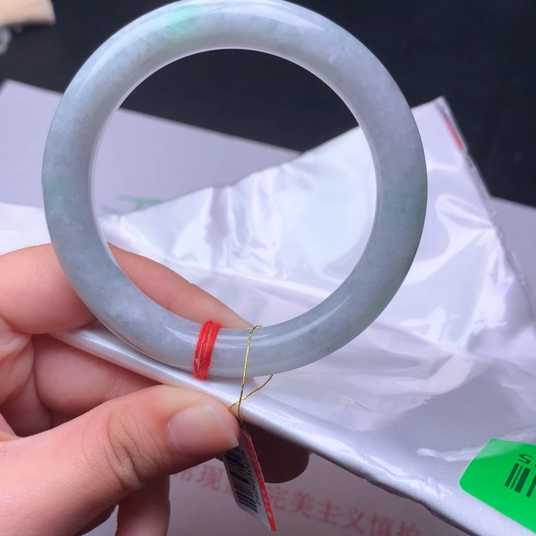 翡翠手镯未镶嵌1号56圆条