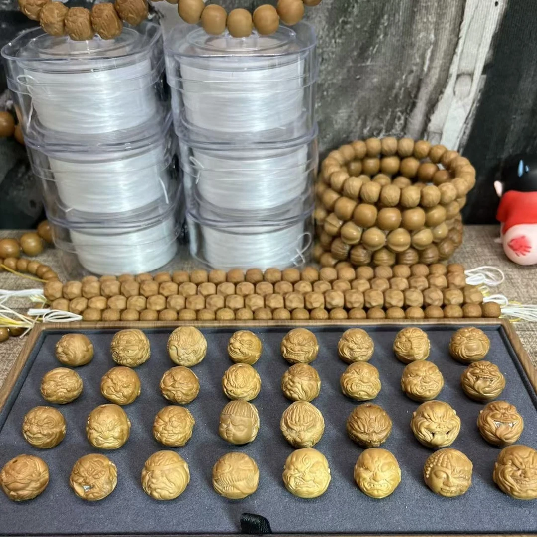 【kk鱼】猴头雕刻单颗【无镶嵌版】配饰