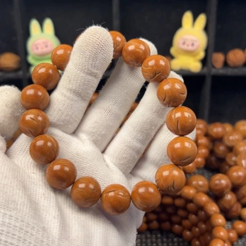 随***散桃核吊坠14尺寸龙纹