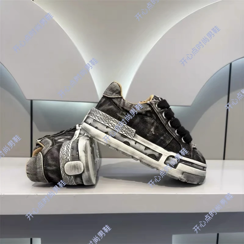 2025春夏新款时尚百搭增高男鞋透气布鞋舒适韩版轻奢潮鞋休闲板鞋