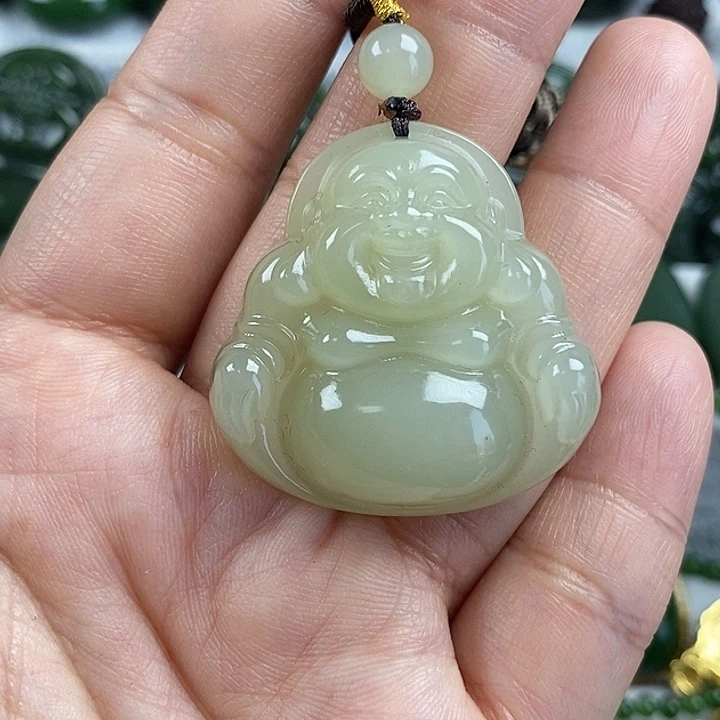 和田玉（碧玉）未镶嵌颈饰35