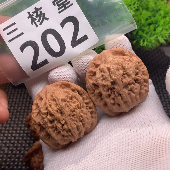 文玩核桃把件望月40