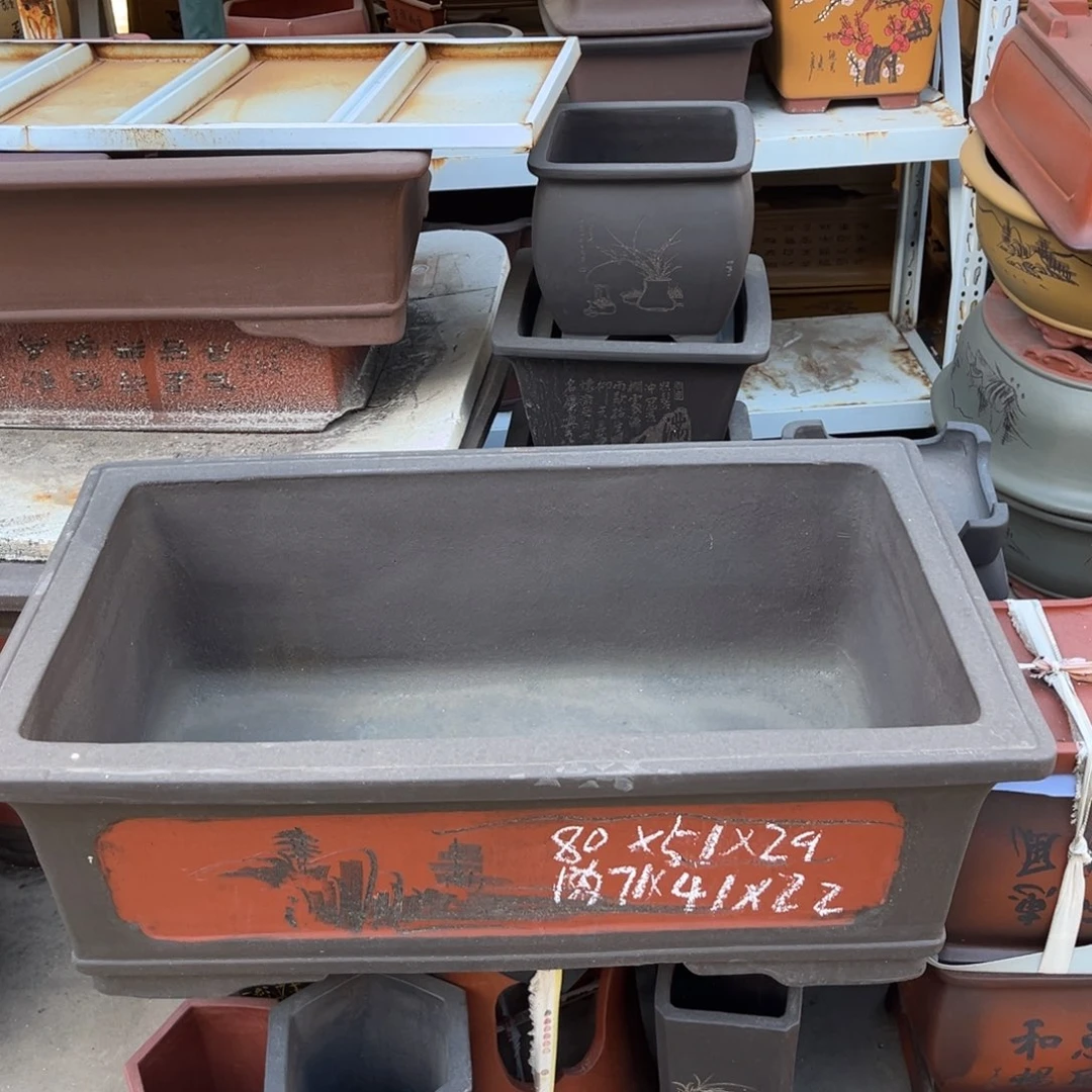 紫砂花盆盆景艺术