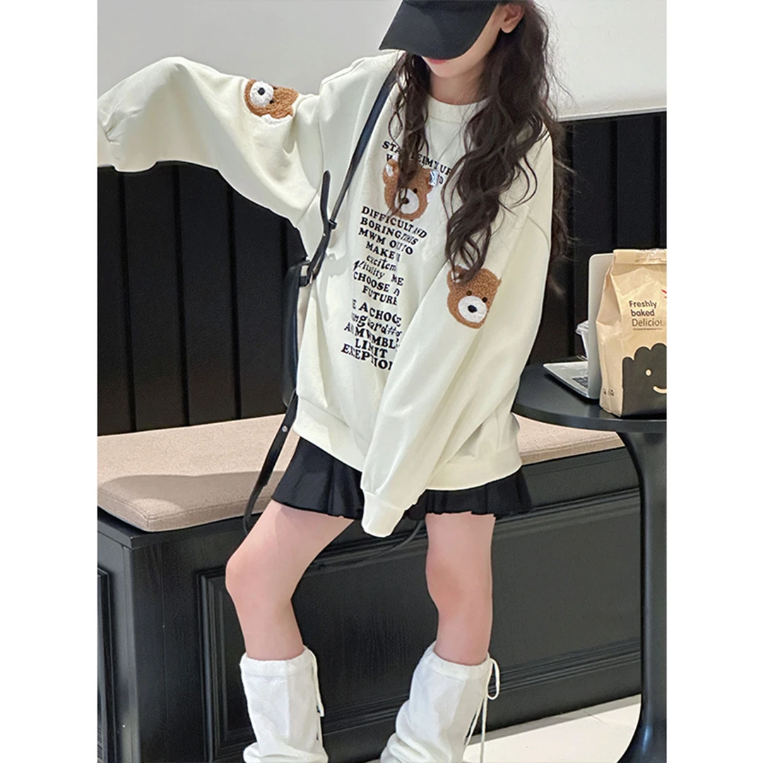 K29344孙小美韩系女童卫衣秋装新款儿童上衣女大童春秋衣服潮