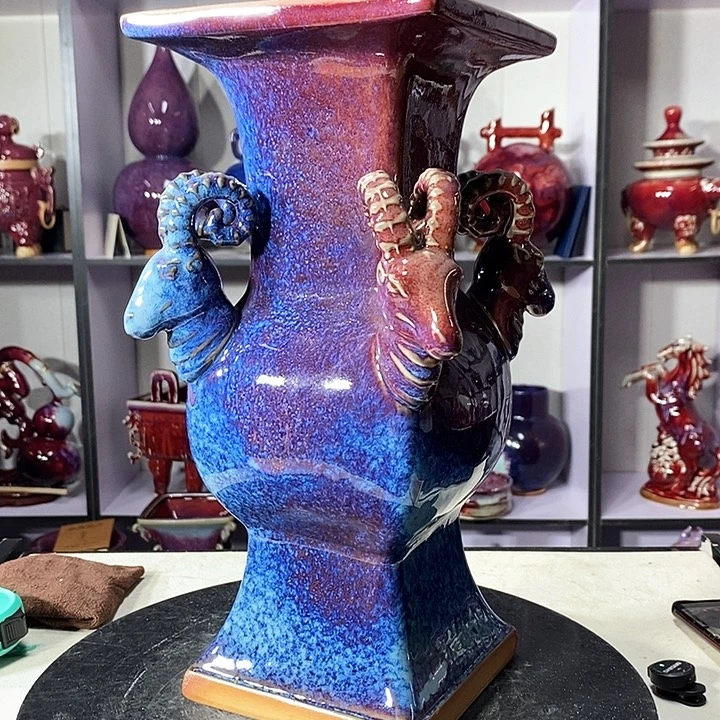 瓷片中国神垕精品钧瓷