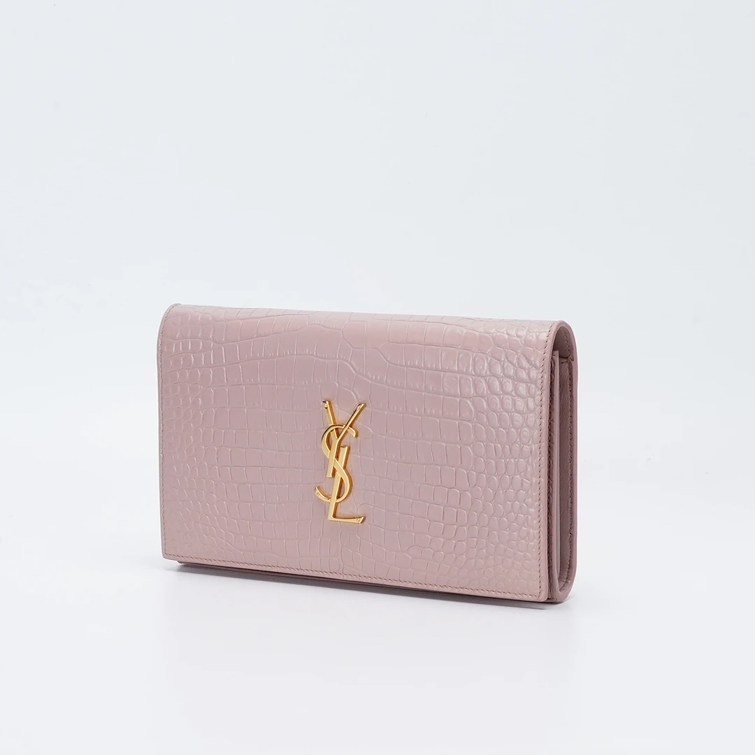 95新 YSL/圣罗兰 【白菜】kate中号鳄鱼纹亮面/BG23006915