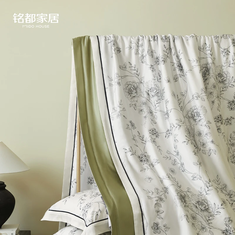 MIDOHOUSE夏被「知槿」100支兰精天丝LFH夏凉被四件套凉感被夏被