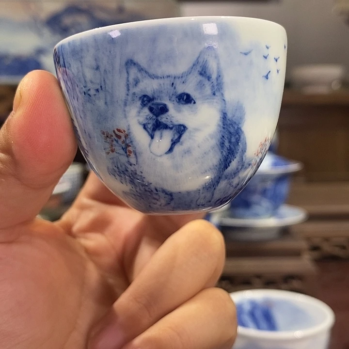 杯景德镇手工手绘陶瓷，高亮兴老师作品