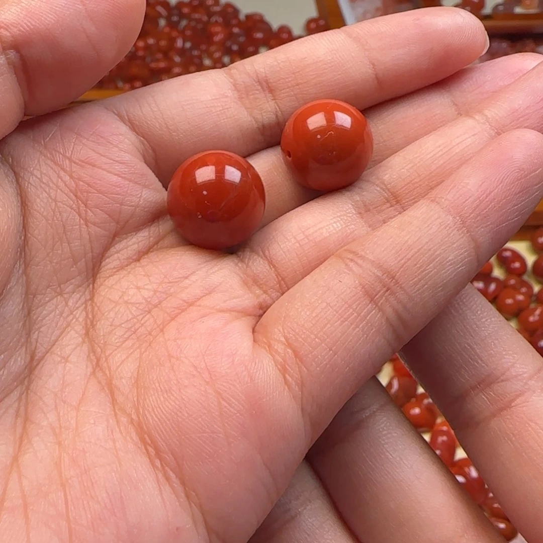 南红玛瑙未镶嵌挂件微瑕不退换14+