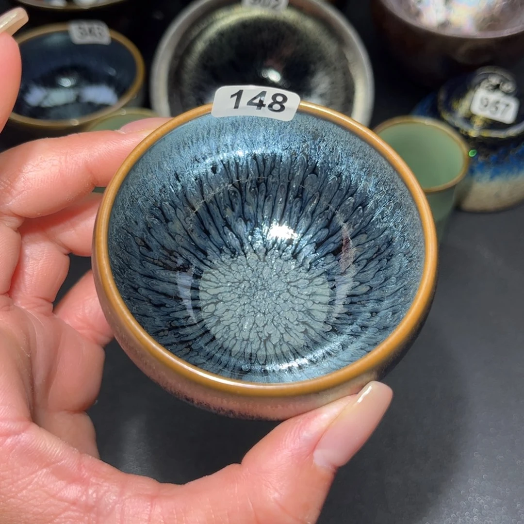 茶盏148 建盏单盏放大漏……