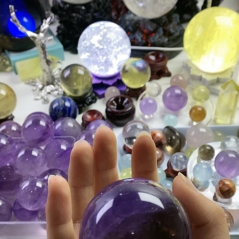 水晶珠宝半成品未镶嵌水晶8号