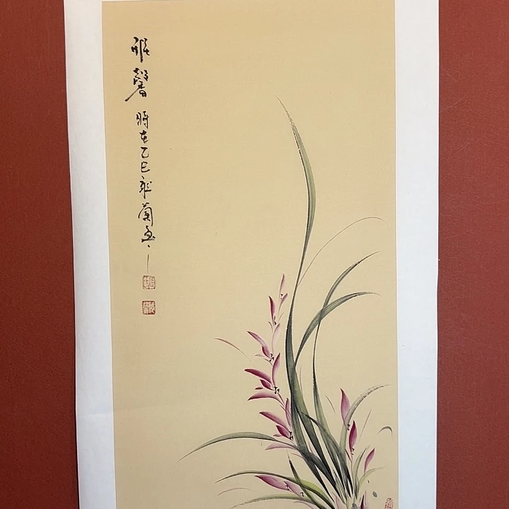 国画听兰老师花鸟
