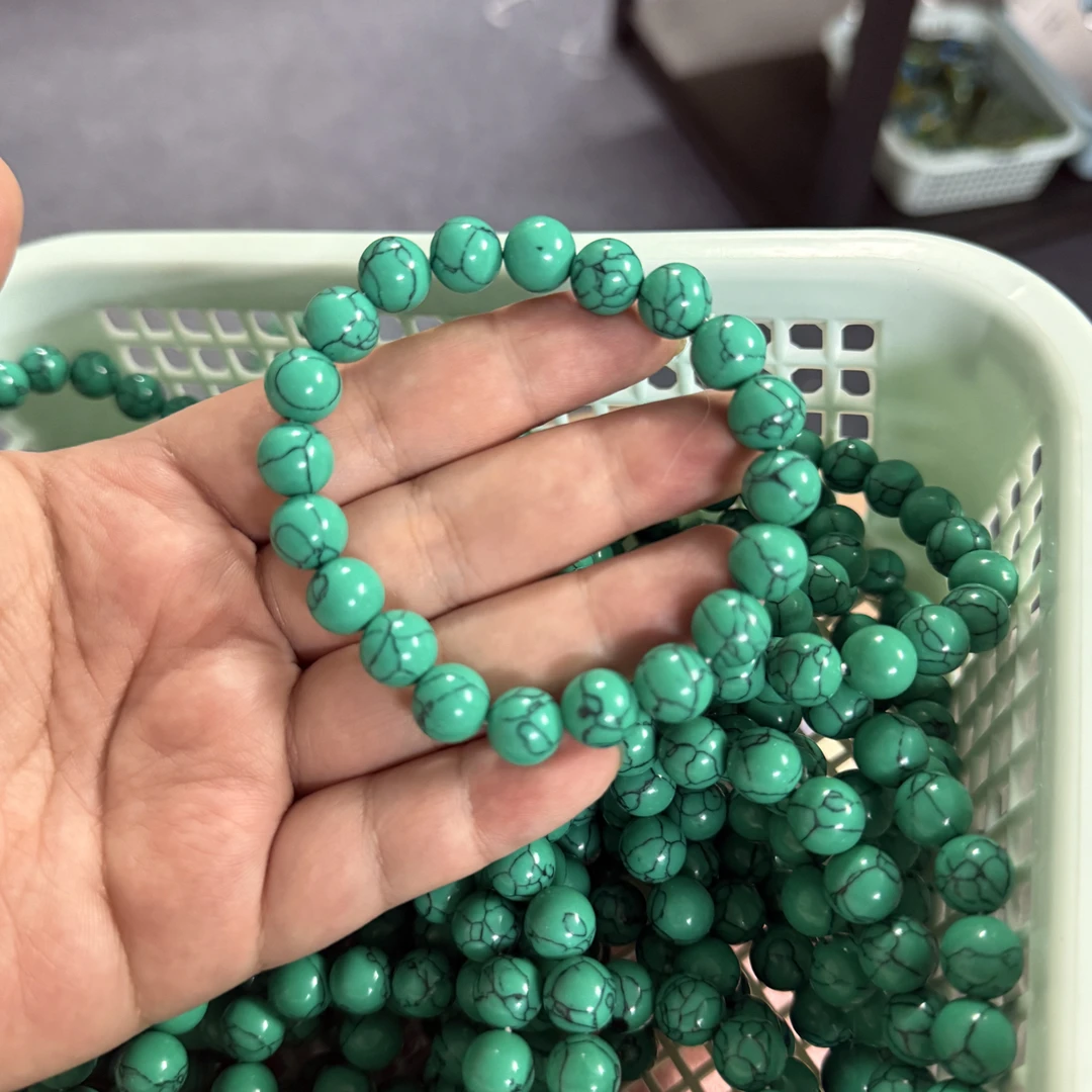 A34绿铁线10mm手链