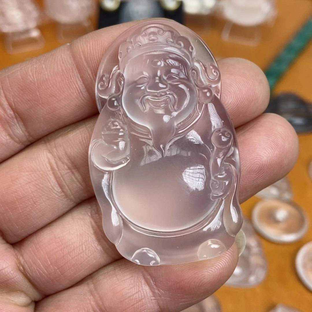 石英质玉吊坠未镶嵌蔚***空