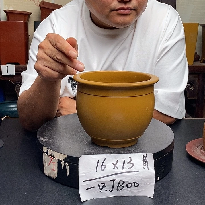 紫砂花盆货号一只JB00