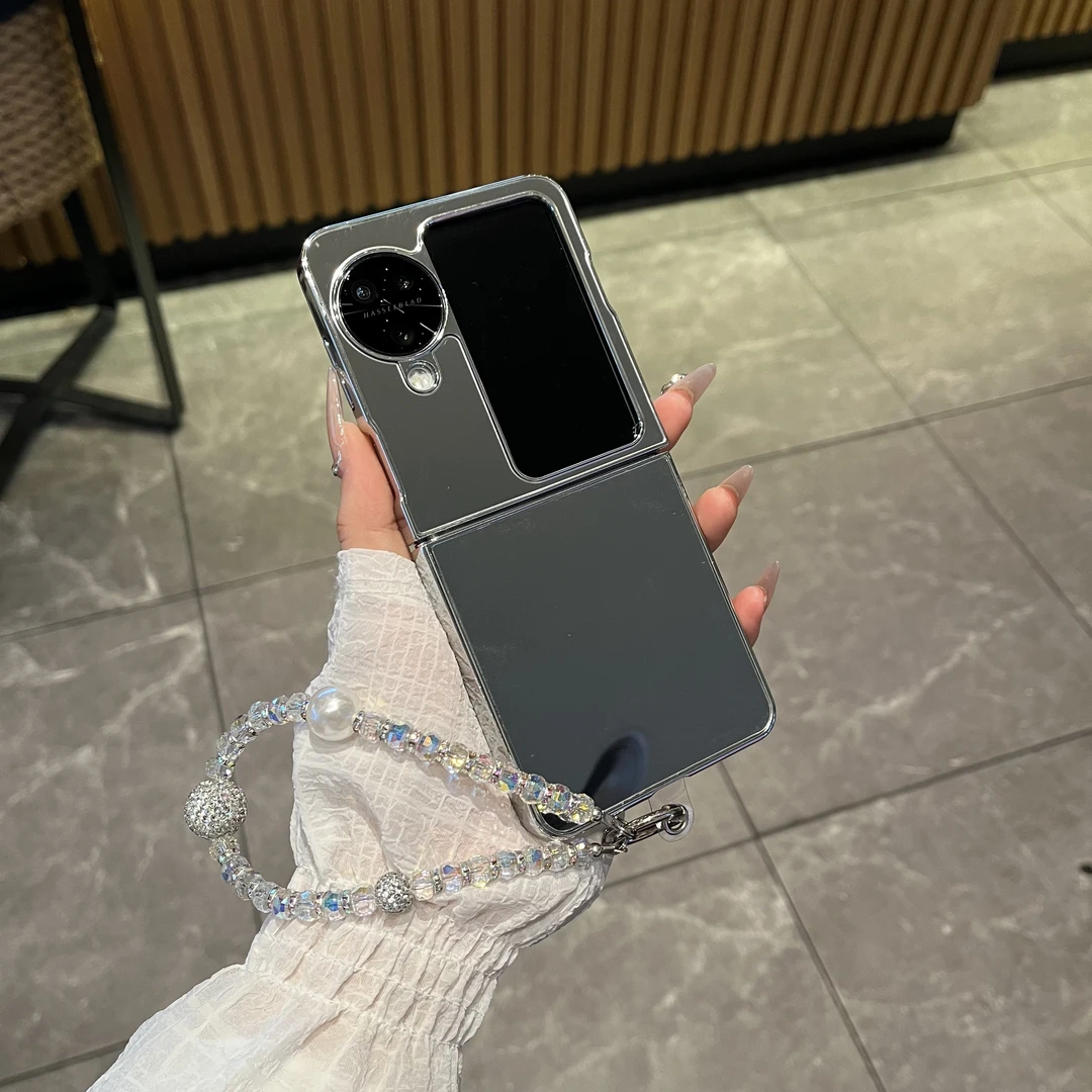 适用于oppofindn3flip手机壳折叠透明直边n3flip保护壳小胖子镜面