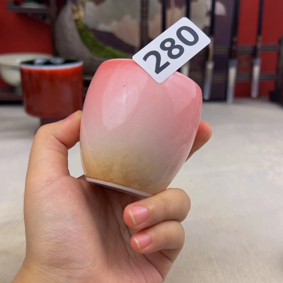 杯子纯手工柴烧主人杯