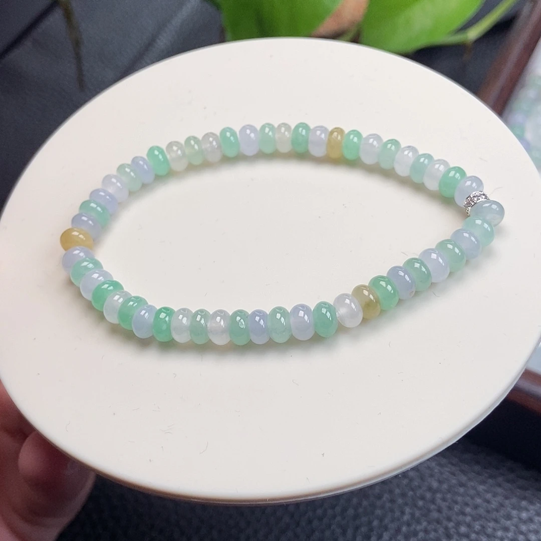 翡翠未镶嵌手链卡6