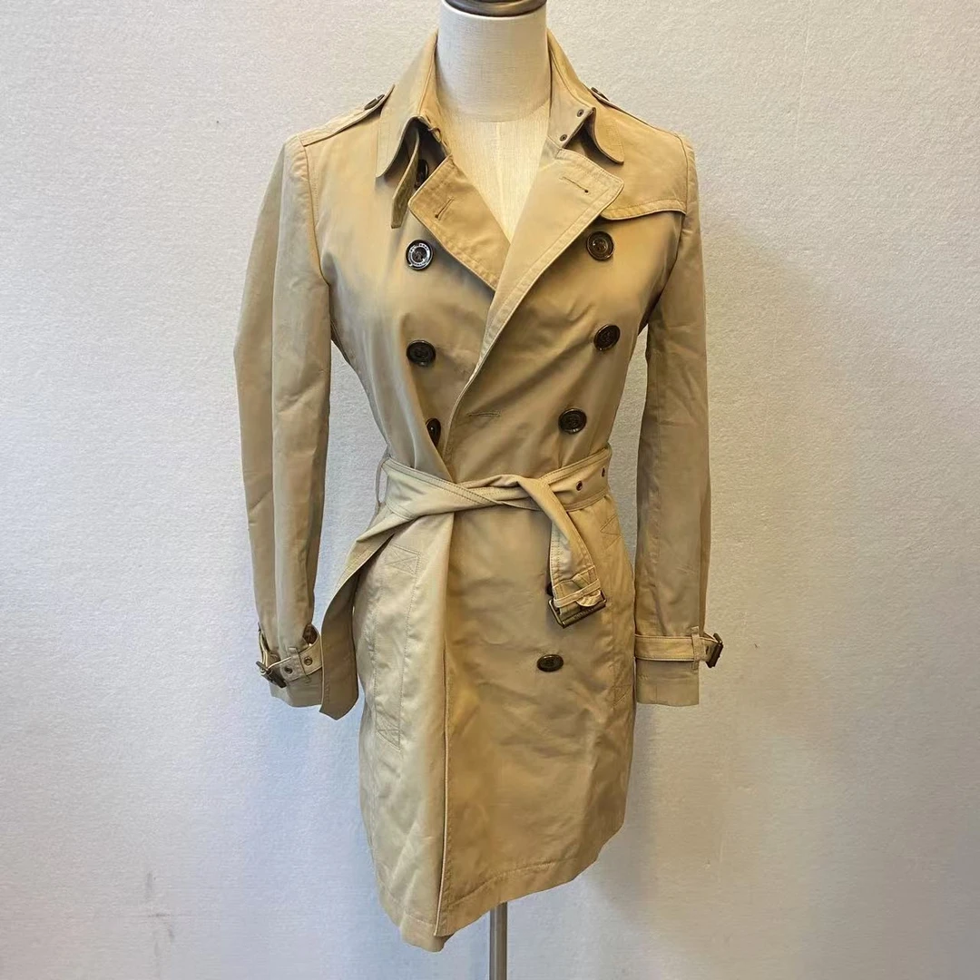 99新 BURBERRY/博柏利 海囤/巴宝莉风衣/uk6码/hc79318