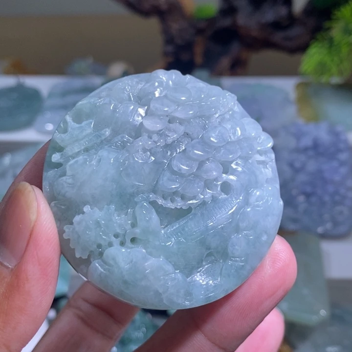 【闪购商品】翡翠未镶嵌颈饰1111111111111