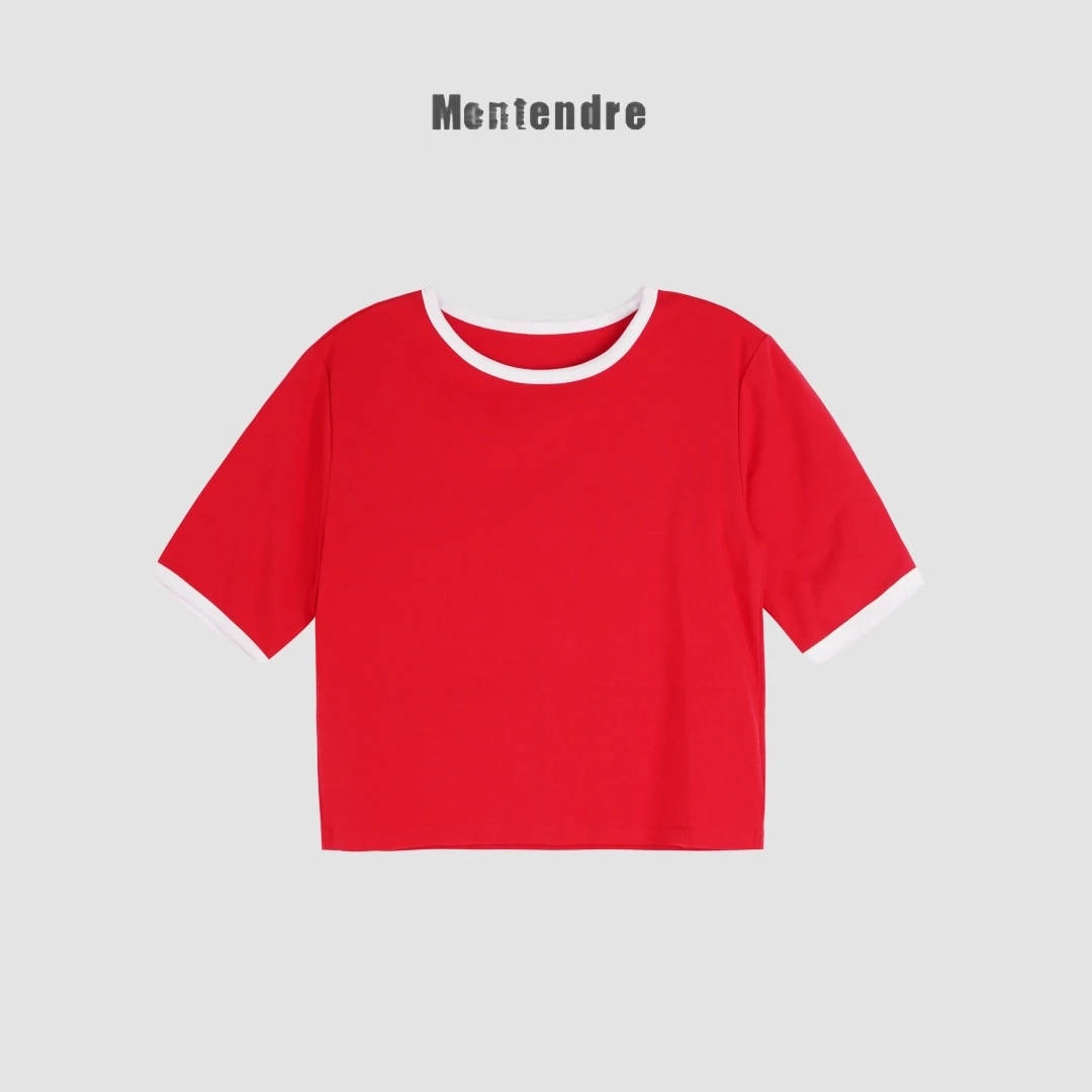 【Montendre】 C 夏季新款 纯色简约宽松显瘦小个子上衣