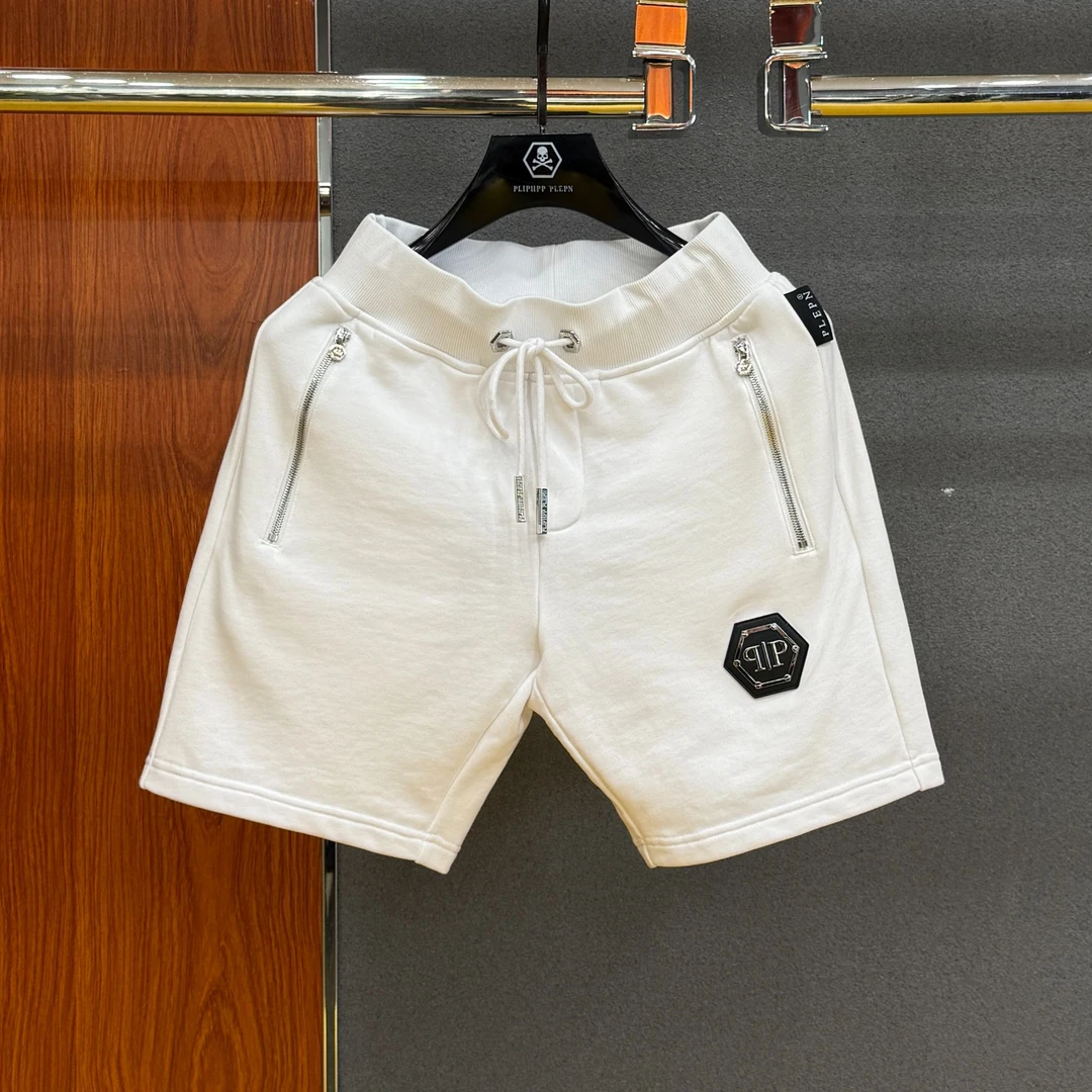 PP 新款【版型超正】高奢双P经典系列男士休闲4分短裤百搭时尚WK98