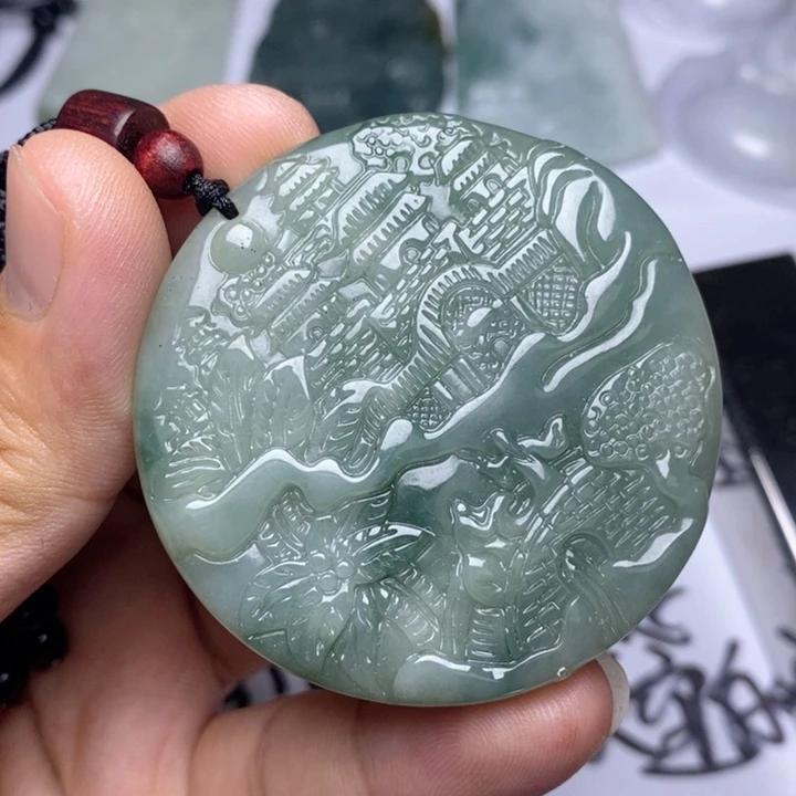 颈饰未镶嵌翡翠翡翠