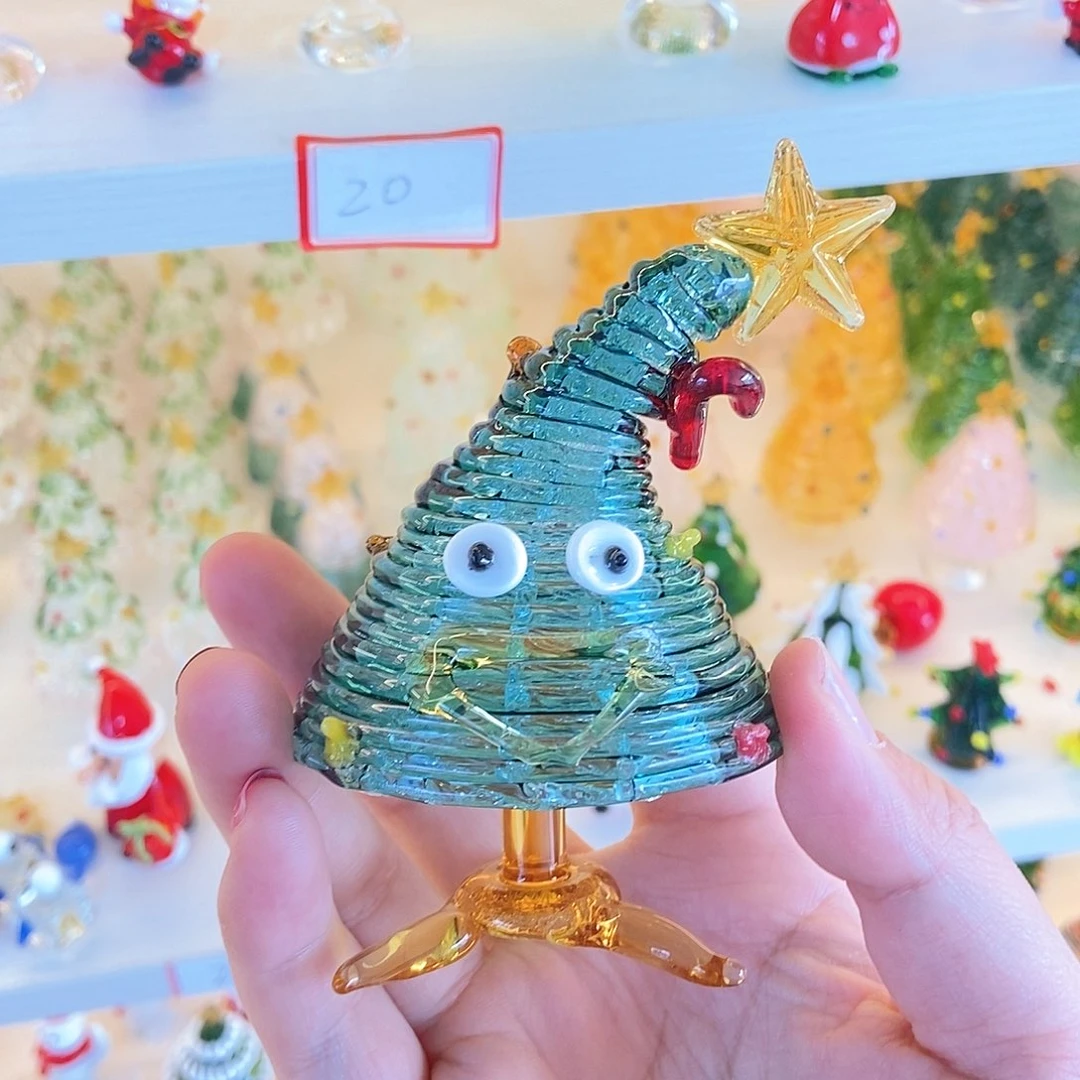 琉璃手工艺品表情树