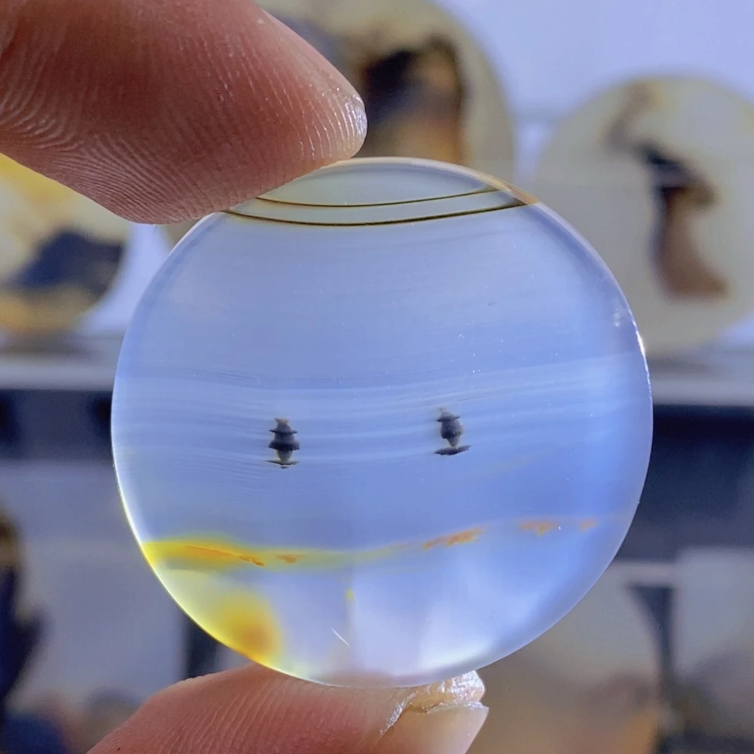 玛瑙/玉髓颈饰未镶嵌如**形