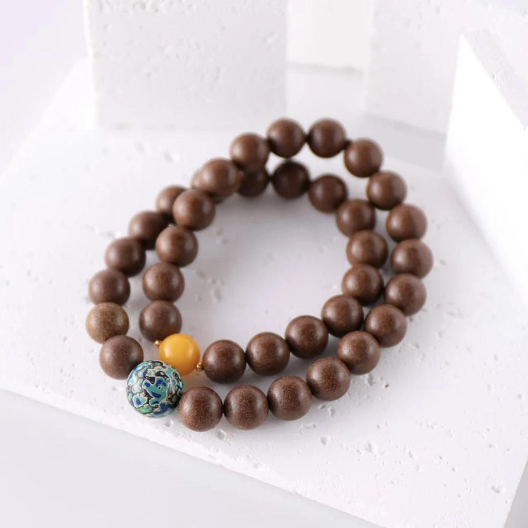 【西泠墨香】合相珠 瑶池1.0双圈手串 MX026