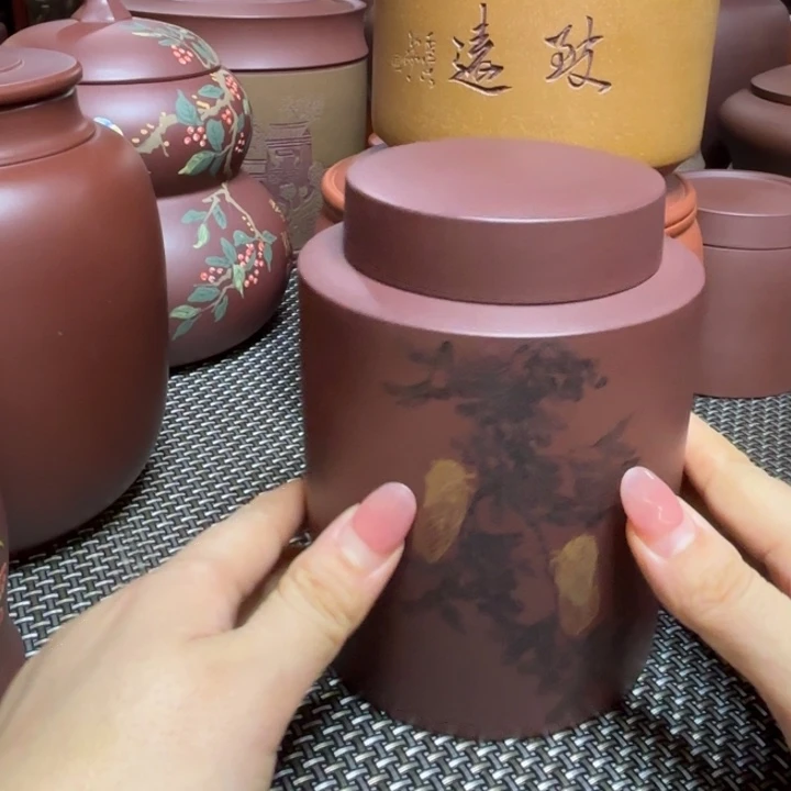 紫砂茶叶罐中高端紫砂茶叶罐