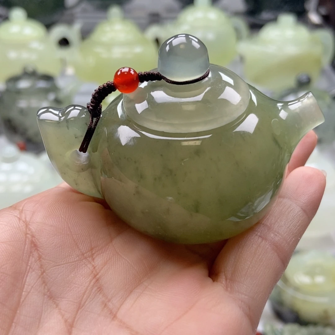 未镶嵌蛇纹石玉手把