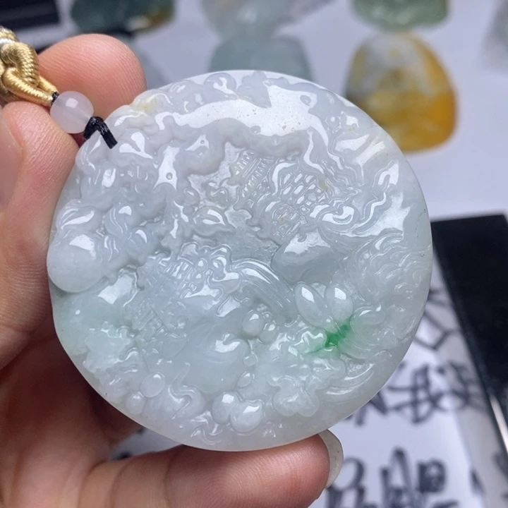 颈饰未镶嵌翡翠翡翠
