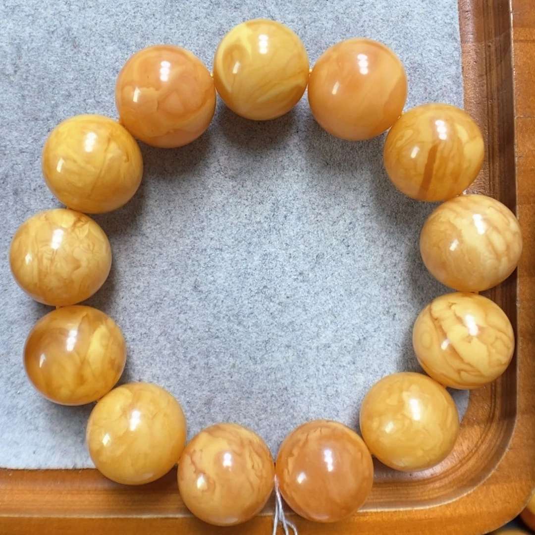 蜜蜡手串未镶嵌蜜蜡手串