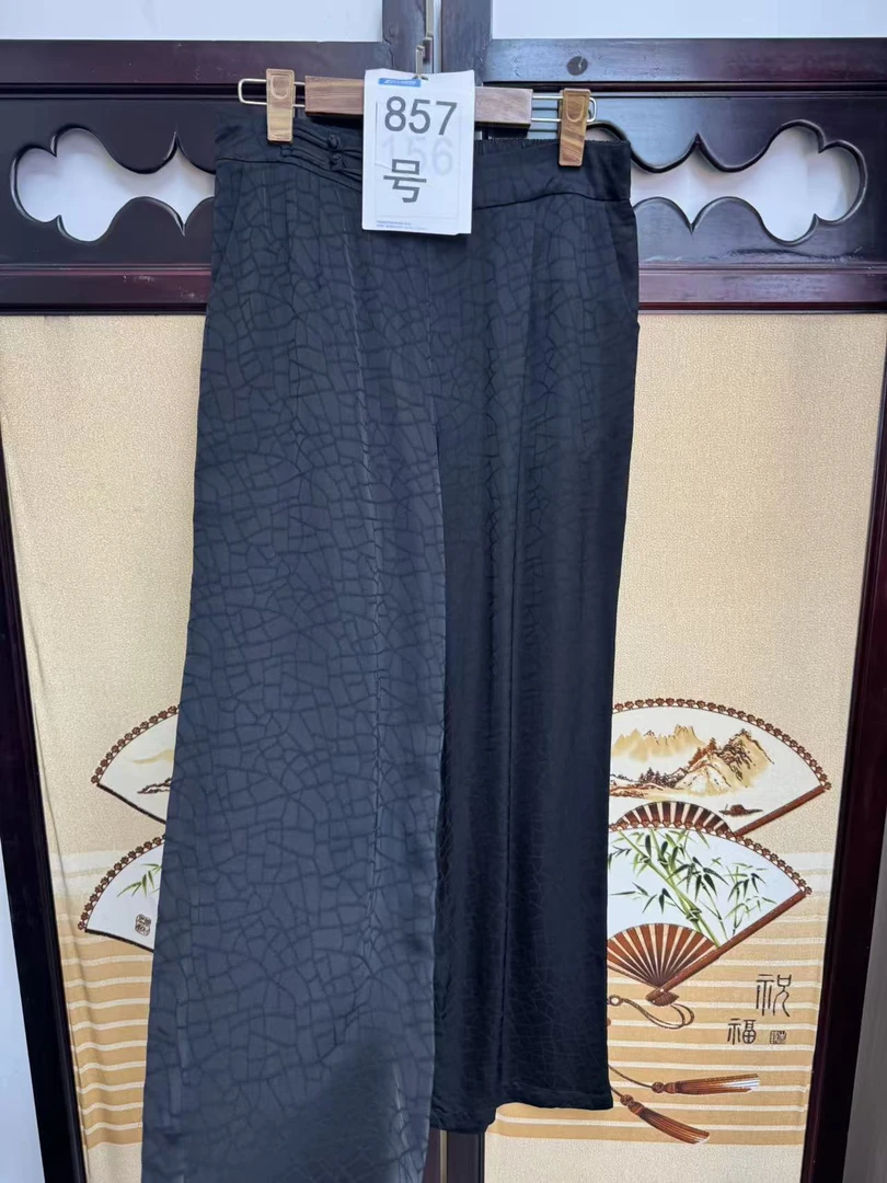 【857】中腰常规休闲裤设计师时尚中老年女装