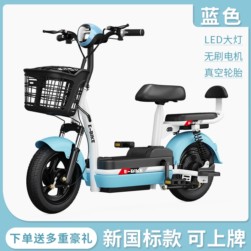 2025年新款电动车电瓶车电动自行车成人代步超长续航新国标可上牌