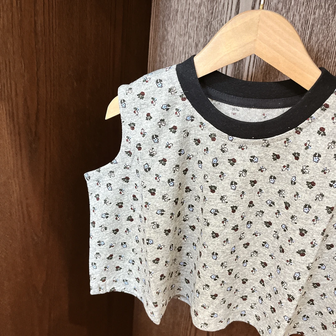 儿童夏款无袖背心T恤