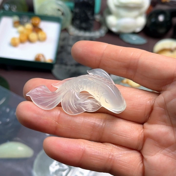 蛇纹石玉未镶嵌挂件夏*棉